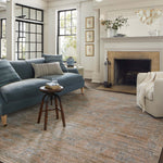 Jean Stoffer x Loloi Katherine Copper / Steel Rug 0-patterned rugs Loloi