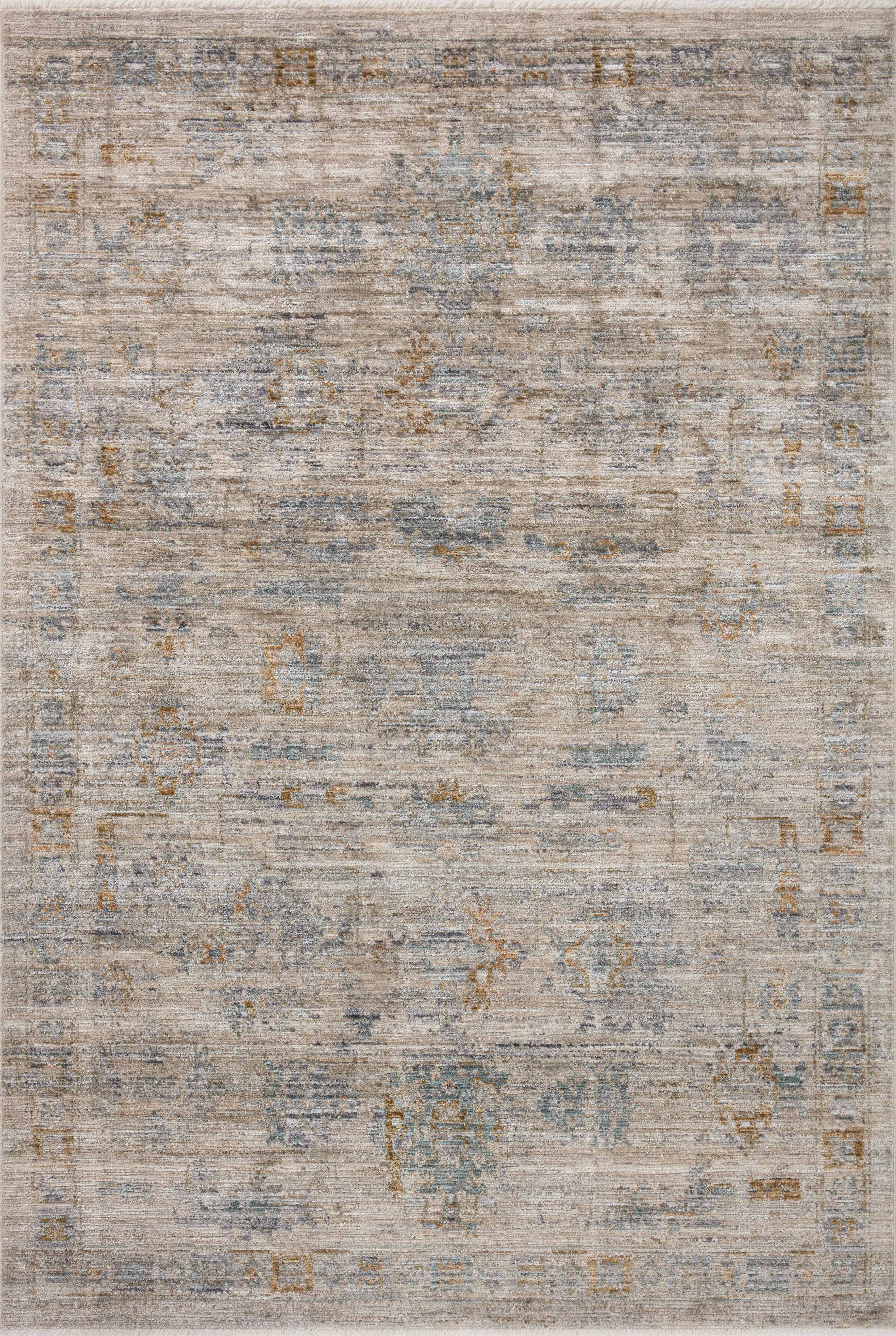 Jean Stoffer x Loloi Katherine Pebble / Ocean Rug 0-patterned rugs Loloi