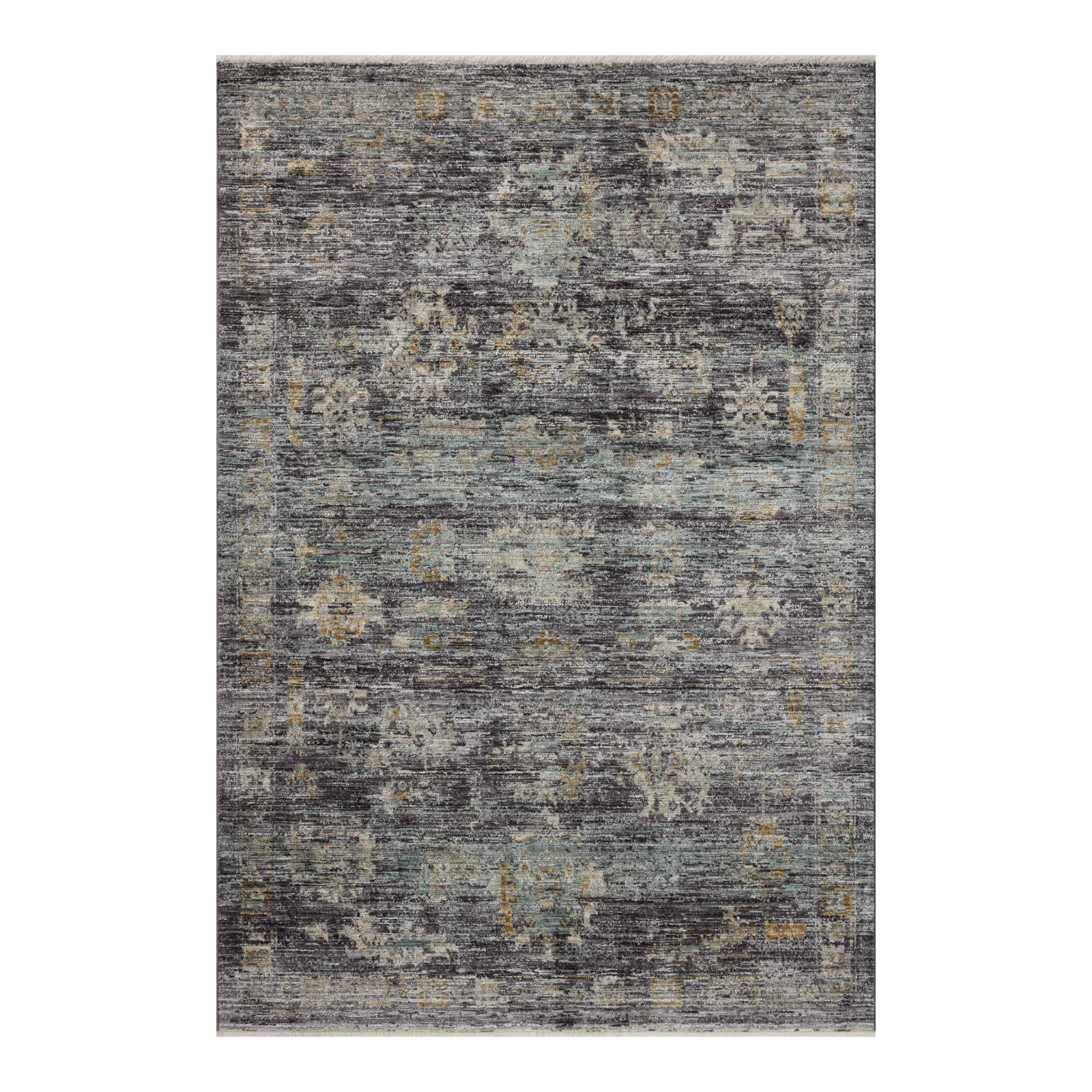 Jean Stoffer x Loloi Katherine Ink / Jade Rug 0-patterned rugs Loloi