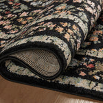 Rifle Paper Co. x Loloi Laurel Parquet Black Rug 0-RUGS-patterned Loloi