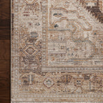 Loloi Lyra Natural / Mocha Rug 0-RUGS-patterned Loloi