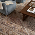 Loloi Lyra Natural / Mocha Rug 0-RUGS-patterned Loloi