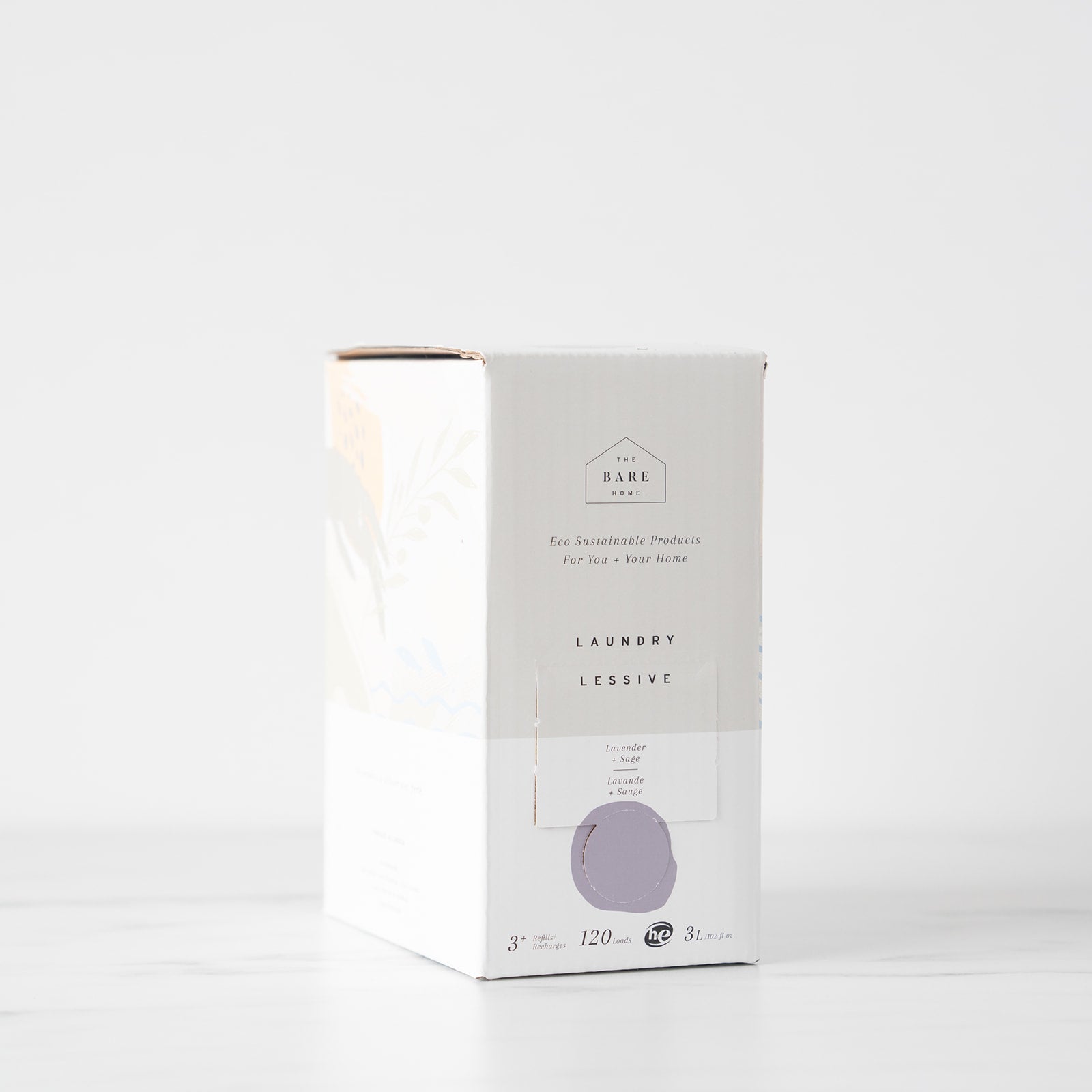 Lavender & Sage Laundry Detergent Refill Box laundry detergent The Bare Home (DYA)