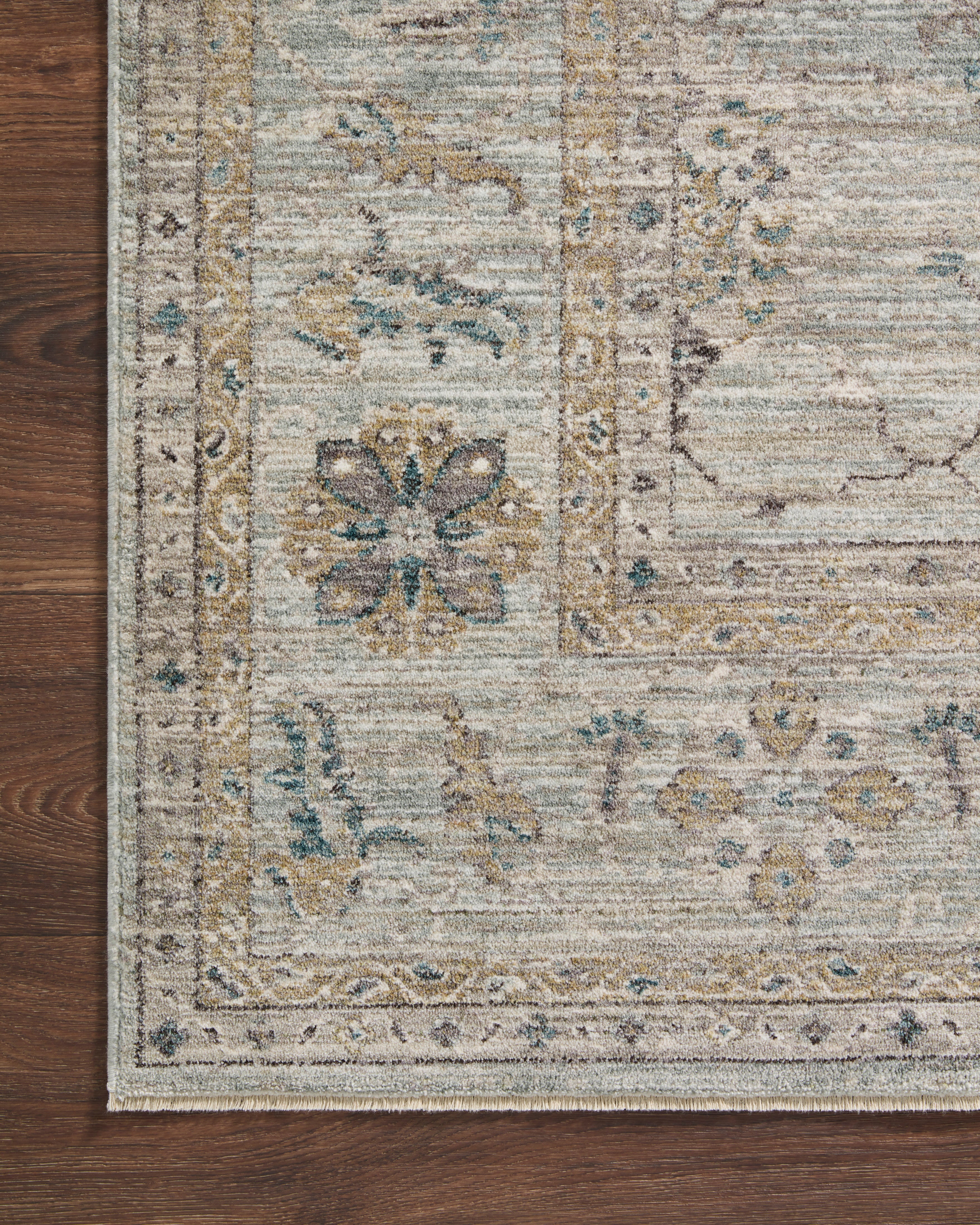 Magnolia Home by Joanna Gaines x Loloi Millie Sky / Gold Rug 0-patterned rugs Loloi