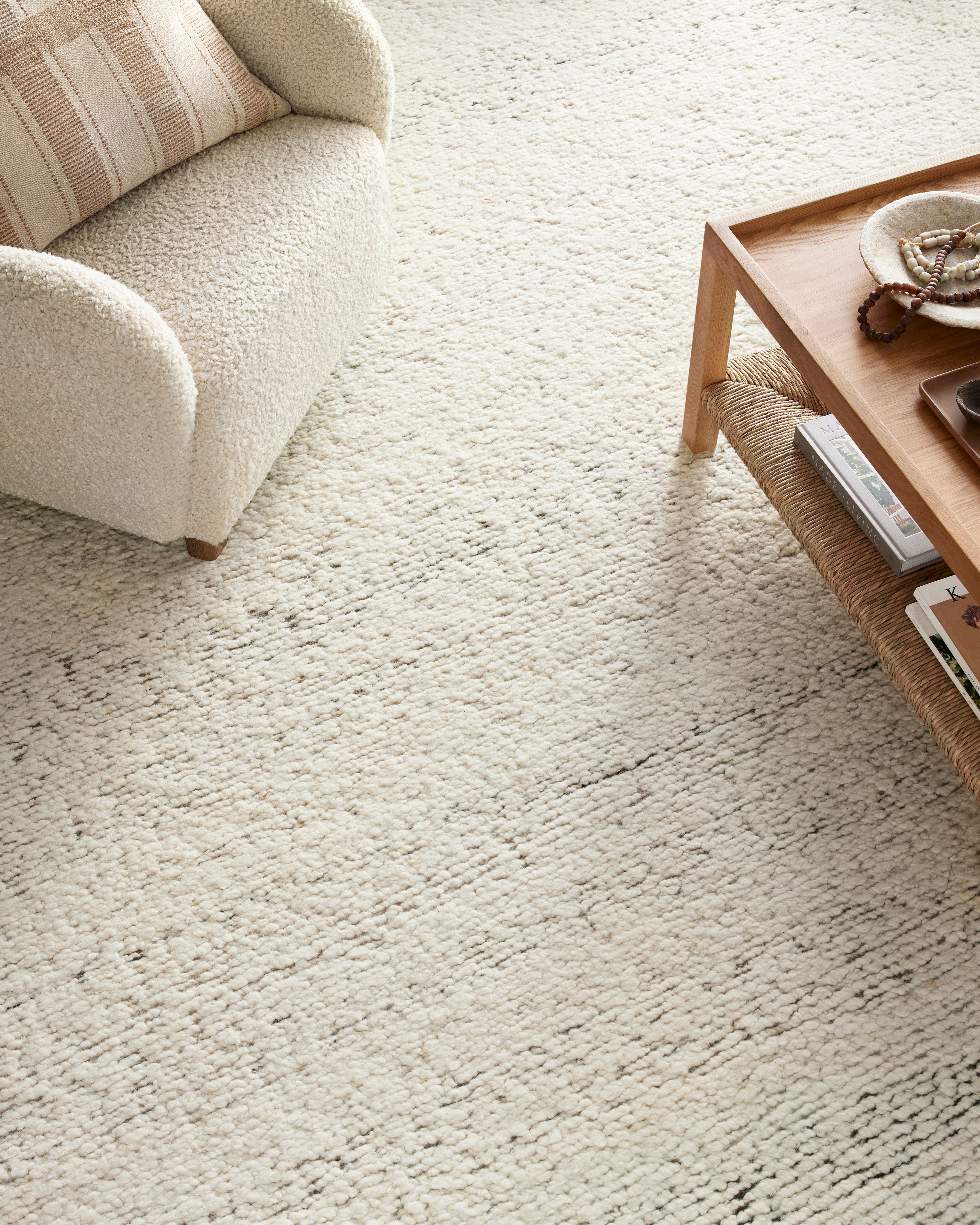 Amber Lewis x Loloi Mulholland Silver / Natural Rug - Rug & Weave
