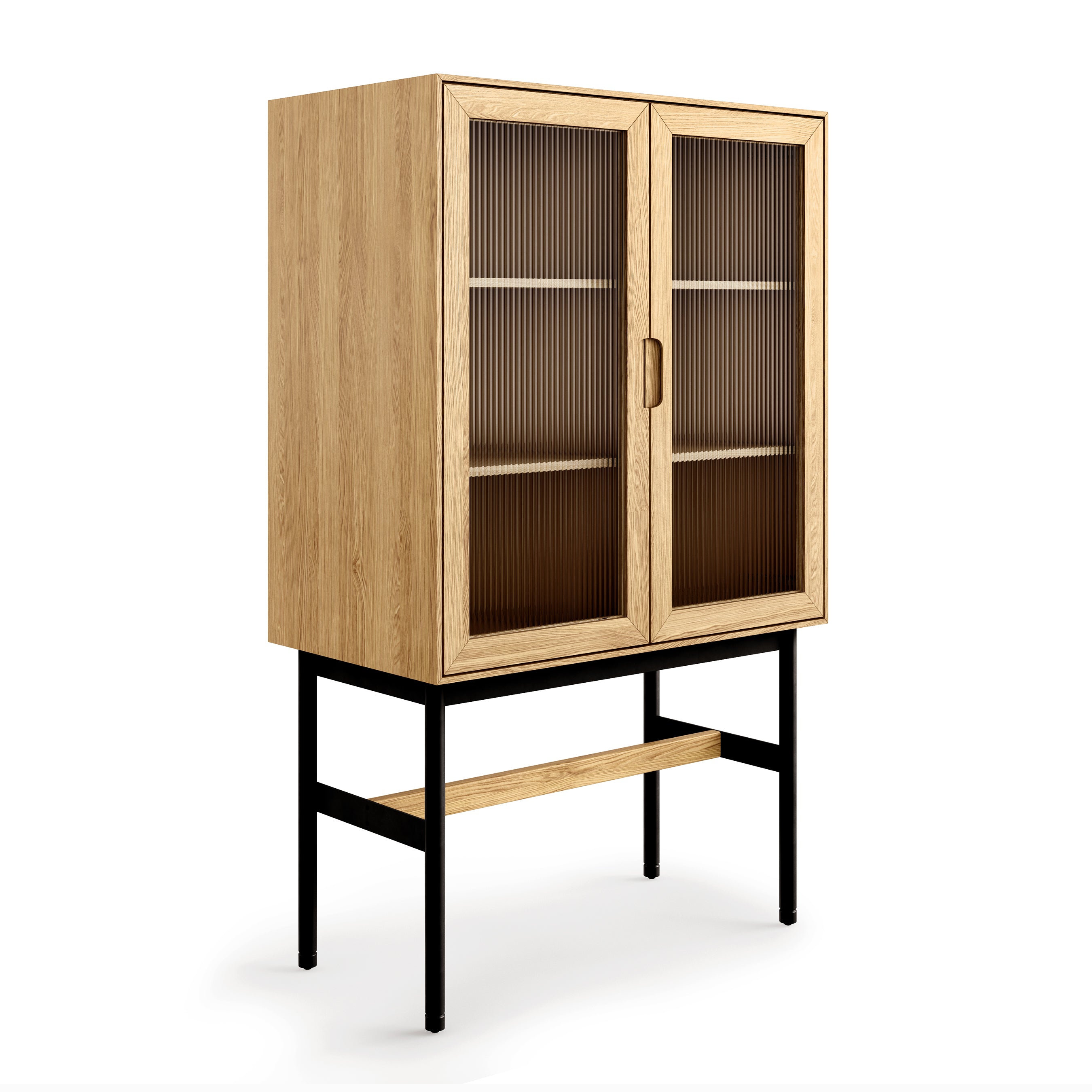 Gus* Modern Munro Vitrine Cabinet 7 - FURNITURE - bookcase/cabinet Gus White Oak