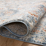 Loloi Odette Sky / Rust Rug 0-RUGS-patterned Loloi