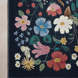 Rifle Paper Co. x Loloi Perennial Strawberry Fields Black Rug 5-Rugs - indoor/outdoor Loloi