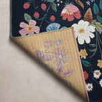 Rifle Paper Co. x Loloi Perennial Strawberry Fields Black Rug 5-Rugs - indoor/outdoor Loloi
