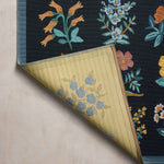 Rifle Paper Co. x Loloi Perennial Wildflower Black Rug 5-Rugs - indoor/outdoor Loloi