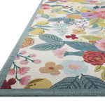 Rifle Paper Co. x Loloi Perennial Garden Party Rose / Multi Rug 5-Rugs - indoor/outdoor Loloi