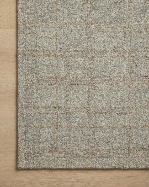 Chris Loves Julia x Loloi Polly Fog / Wheat Rug 0-RUGS - jute Loloi