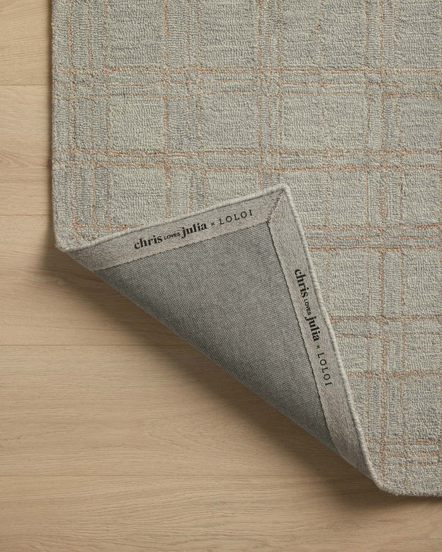 Chris Loves Julia x Loloi Polly Fog / Wheat Rug 0-RUGS - jute Loloi