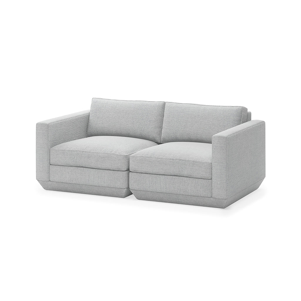 Gus* Modern Podium Two Piece 72" Sofa 8 - d - FURNITURE - modular - podium Gus