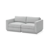 Gus* Modern Podium Two Piece 72" Sofa 8 - d - FURNITURE - modular - podium Gus