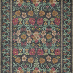 Rifle Paper Co. x Loloi Rosa Black Rug 0-RUGS-patterned Loloi