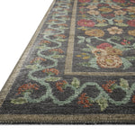 Rifle Paper Co. x Loloi Rosa Black Rug 0-RUGS-patterned Loloi
