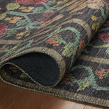 Rifle Paper Co. x Loloi Rosa Black Rug 0-RUGS-patterned Loloi