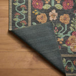 Rifle Paper Co. x Loloi Rosa Black Rug 0-RUGS-patterned Loloi