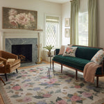 Rifle Paper Co. x Loloi Rosa Antique Rose Cream Rug 0-RUGS-patterned Loloi