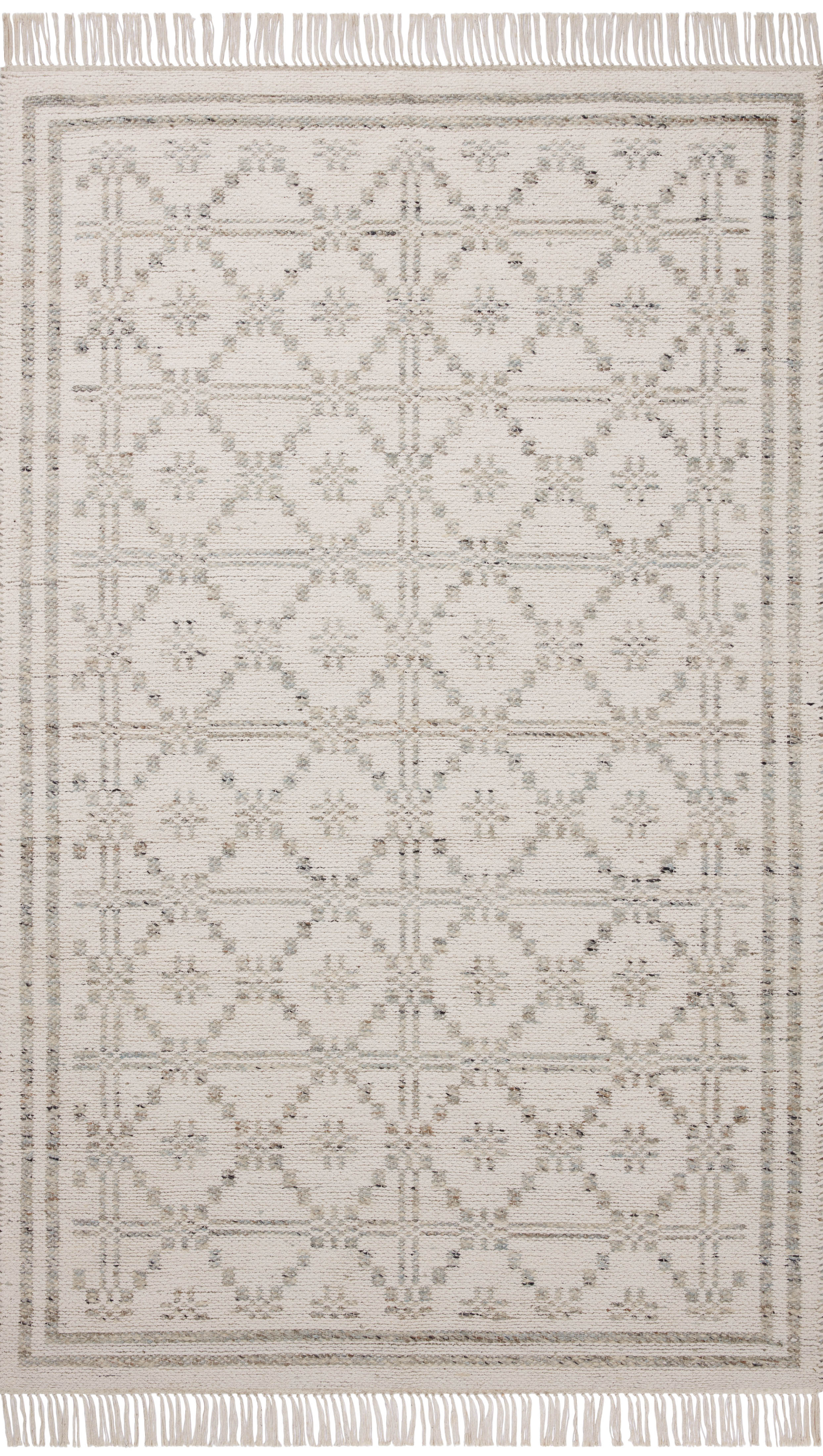 Angela Rose x Loloi Rivers Lagoon / Ivory Rug 0-RUGS-patterned Loloi