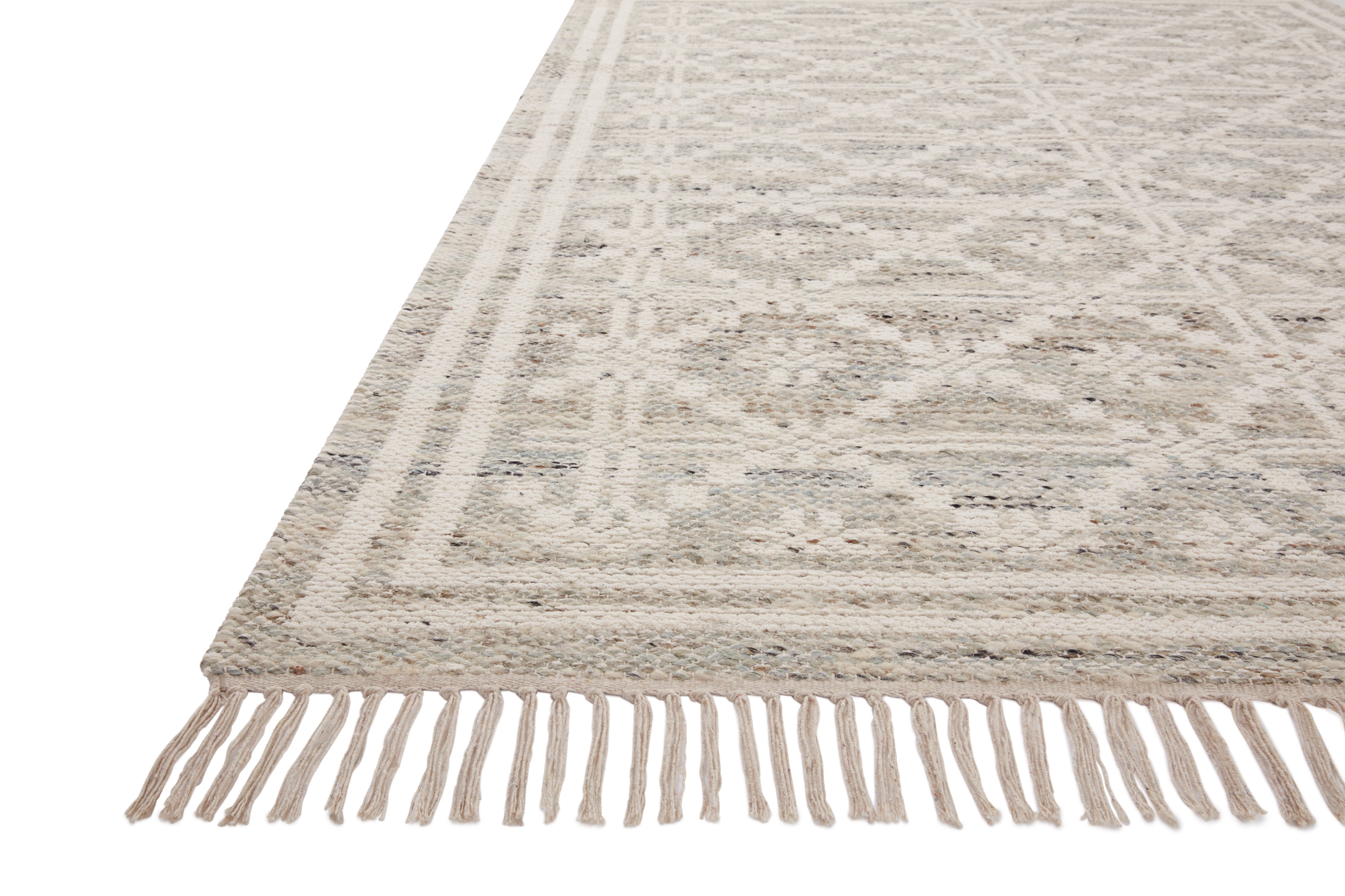 Angela Rose x Loloi Rivers Lagoon / Ivory Rug 0-RUGS-patterned Loloi