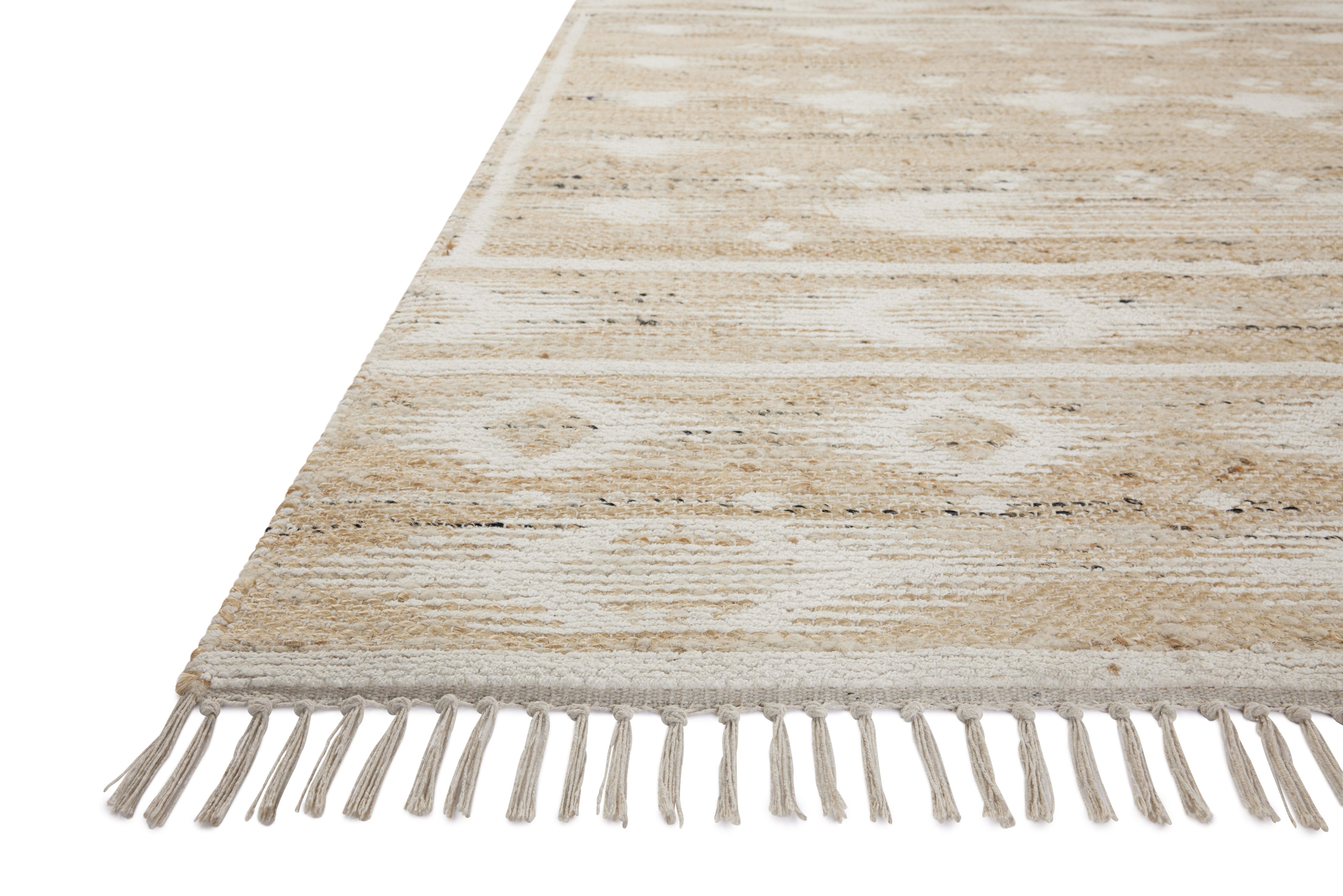 Angela Rose x Loloi Rivers Natural / Ivory Rug 0-RUGS-patterned Loloi