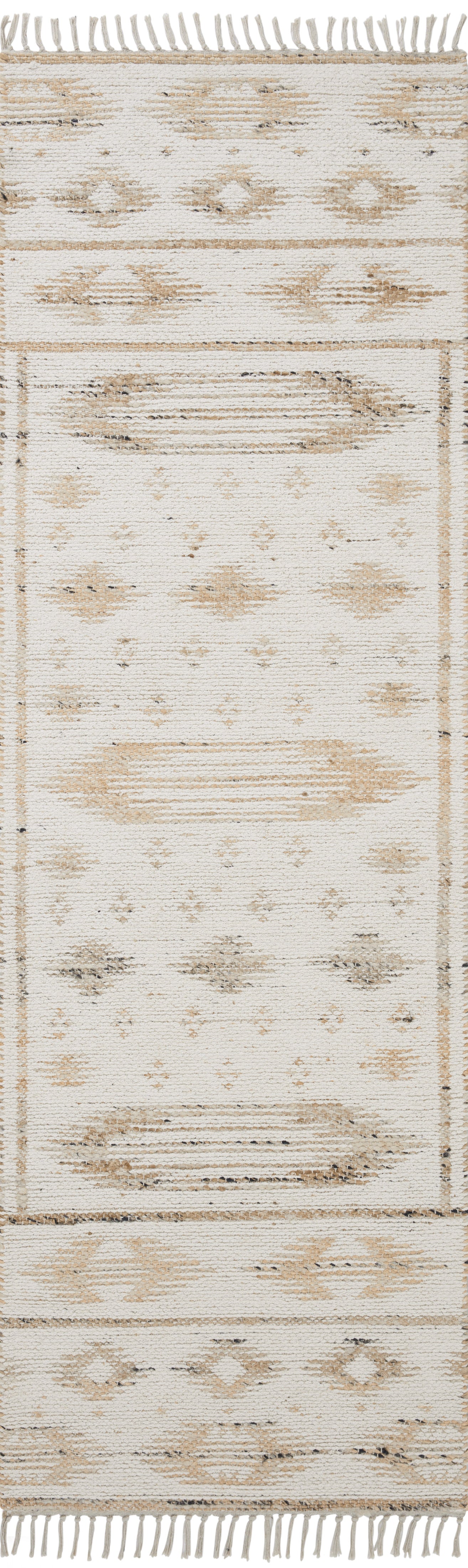 Angela Rose x Loloi Rivers Natural / Ivory Rug 0-RUGS-patterned Loloi
