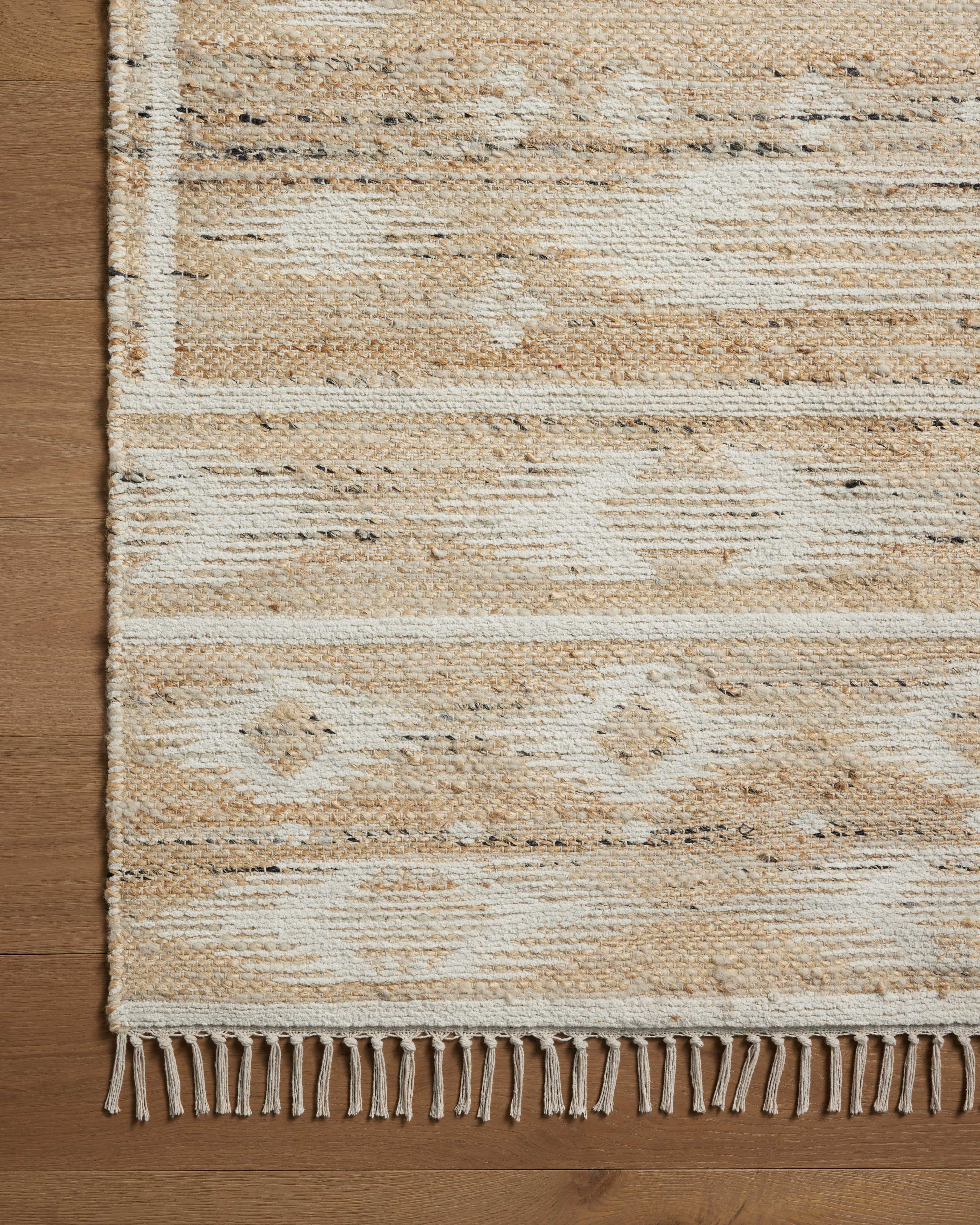 Angela Rose x Loloi Rivers Natural / Ivory Rug 0-RUGS-patterned Loloi