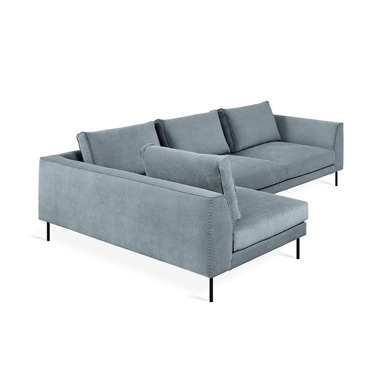 Gus* Modern Renfrew Sectional 2 - FURNITURE - sectional Gus Mersey Skyline Left Facing