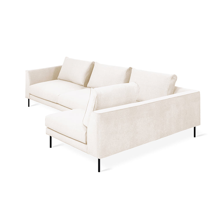 Gus* Modern Renfrew Sectional 2 - FURNITURE - sectional Gus Merino Cream Right Facing