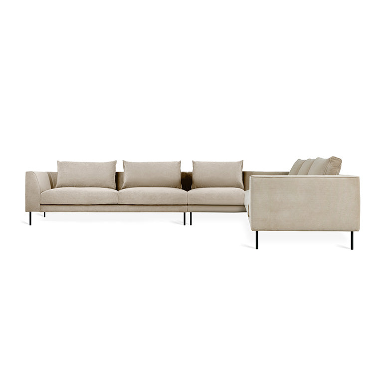 Gus* Modern Renfrew XL Sectional 2 - a - FURNITURE - sectional Gus Mersey Caribou Right Facing
