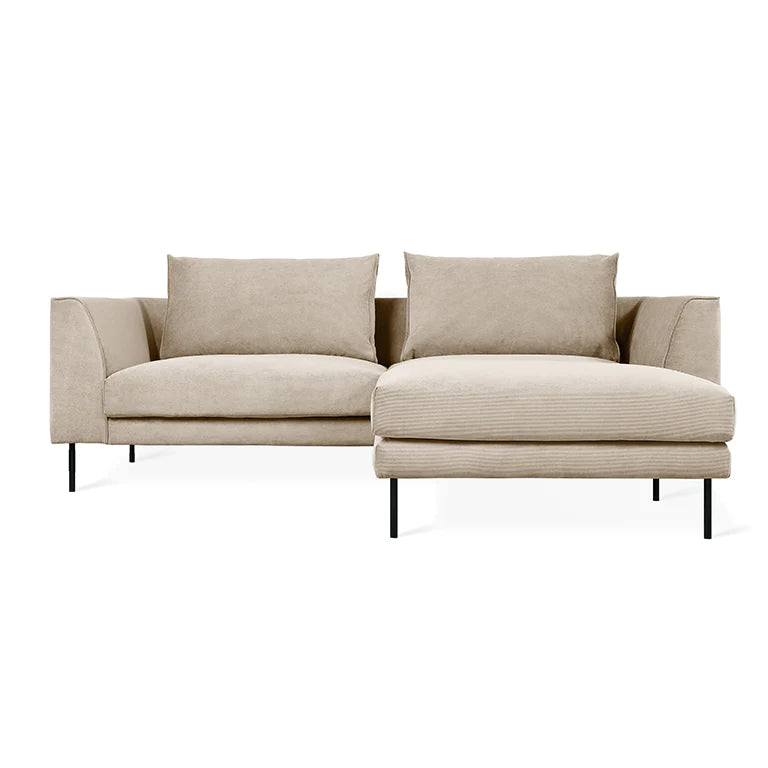 Gus* Modern Renfrew Loft Bi-Sectional 2 - FURNITURE - sectional Gus Mersey Caribou