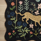 Rifle Paper Co. x Loloi Silhouette Black Rug 0-RUGS - wool Loloi