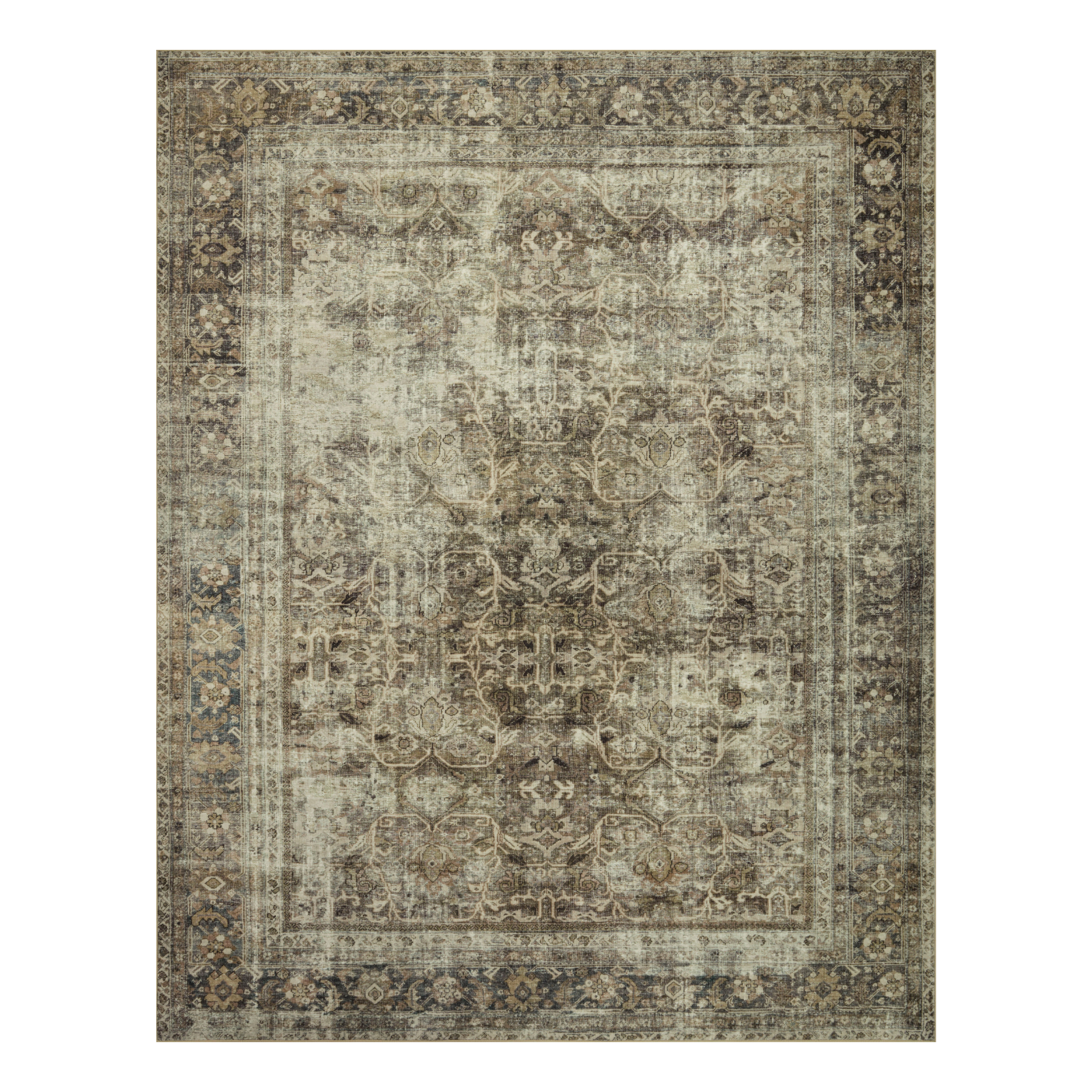 Magnolia Home by Joanna Gaines x Loloi Sinclair Pebble / Taupe Rug 0-RUGS-patterned Loloi