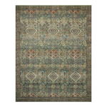 Magnolia Home by Joanna Gaines x Loloi Sinclair Turquoise / Multi Rug 1 - RUGS - patterned Loloi