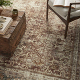 Magnolia Home by Joanna Gaines x Loloi Sinclair Rust / Lagoon Rug 0-RUGS-patterned Loloi