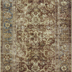 Magnolia Home by Joanna Gaines x Loloi Sinclair Rust / Lagoon Rug 0-RUGS-patterned Loloi