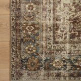 Magnolia Home by Joanna Gaines x Loloi Sinclair Rust / Lagoon Rug 0-RUGS-patterned Loloi