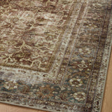 Magnolia Home by Joanna Gaines x Loloi Sinclair Rust / Lagoon Rug 0-RUGS-patterned Loloi