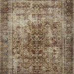 Magnolia Home by Joanna Gaines x Loloi Sinclair Rust / Lagoon Rug 0-RUGS-patterned Loloi