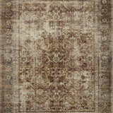 Magnolia Home by Joanna Gaines x Loloi Sinclair Rust / Lagoon Rug 0-RUGS-patterned Loloi