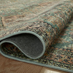 Magnolia Home by Joanna Gaines x Loloi Sinclair Turquoise / Multi Rug 1 - RUGS - patterned Loloi