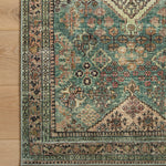 Magnolia Home by Joanna Gaines x Loloi Sinclair Turquoise / Multi Rug 1 - RUGS - patterned Loloi