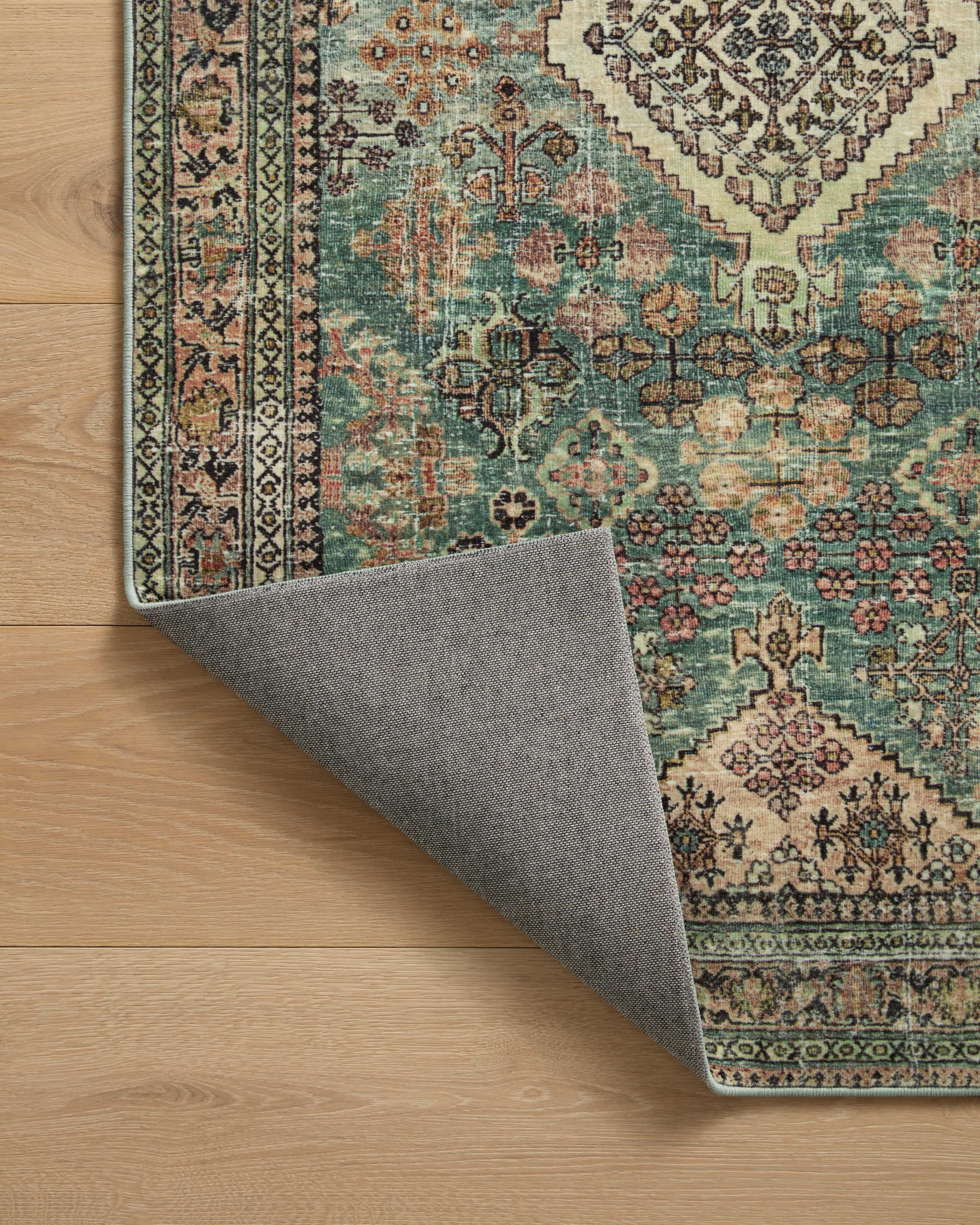 Magnolia Home by Joanna Gaines x Loloi Sinclair Turquoise / Multi Rug 1 - RUGS - patterned Loloi