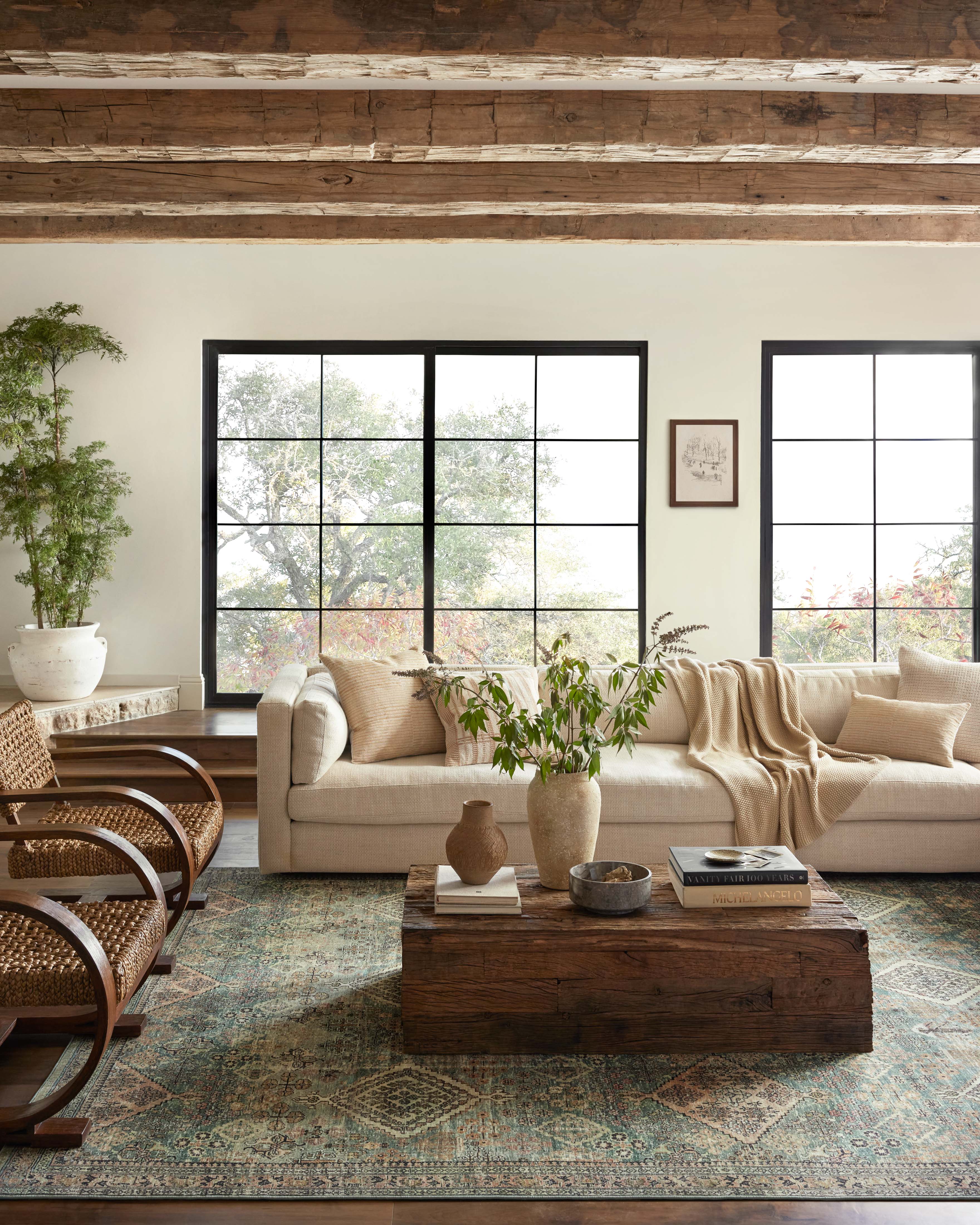 Magnolia Home by Joanna Gaines x Loloi Sinclair Turquoise / Multi Rug 1 - RUGS - patterned Loloi
