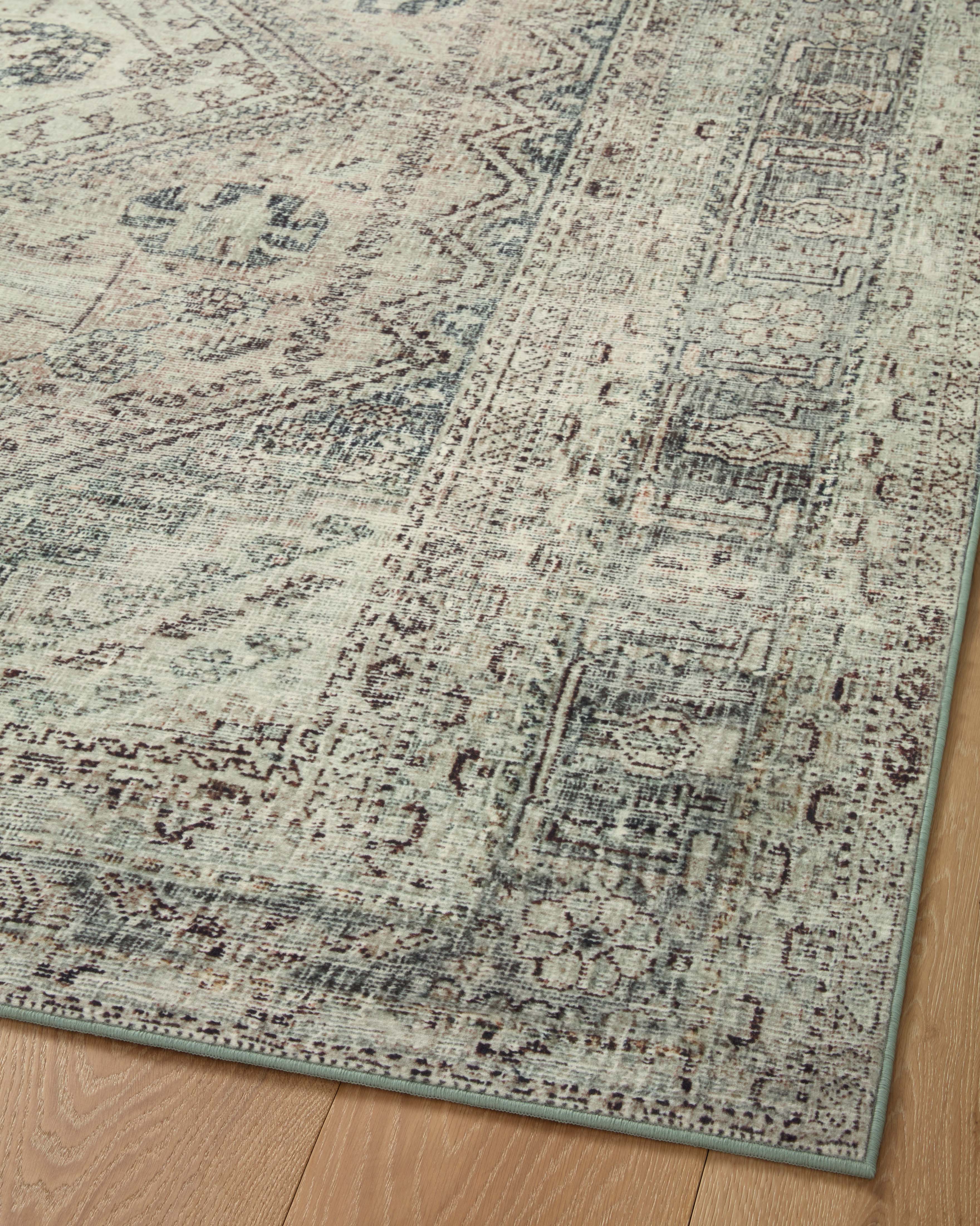 Magnolia Home by Joanna Gaines x Loloi Sinclair Natural / Sage Rug 0-RUGS-patterned Loloi