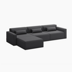 Gus* Modern Mix Modular Sectional 8 - b - FURNITURE - modular - mix Gus 4 Piece Sectional Mowat Raven