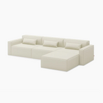 Gus* Modern Mix Modular Sectional 8 - b - FURNITURE - modular - mix Gus 4 Piece Sectional Mowat Sand
