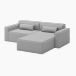 Gus* Modern Mix Modular Sectional 8 - b - FURNITURE - modular - mix Gus 3 Piece Sectional Parliament Stone